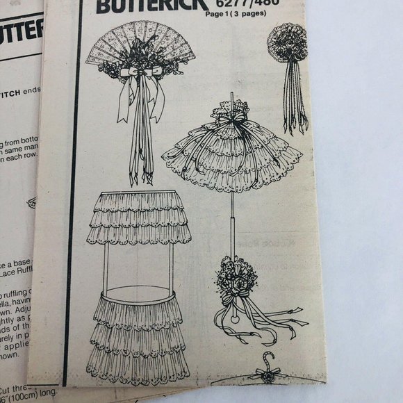 Wedding Accessories Sewing Pattern Butterick 6277 - Picture 6 of 7